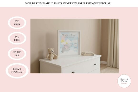 Baby Elephant Shadow Box SVG: Graphics & Templates Review