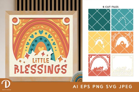 Boho Rainbow 3D SVG for Shadow Boxes Review