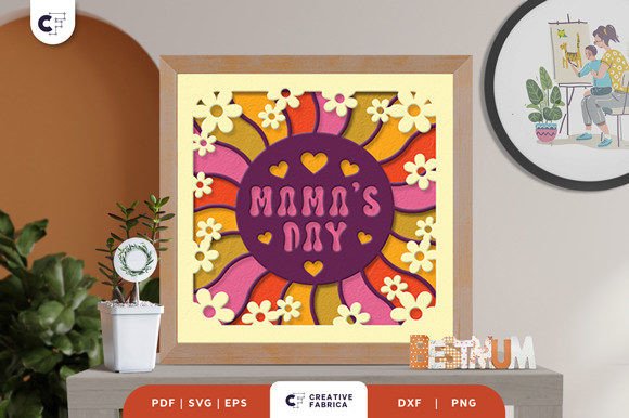 Groovy Mama’s Day 3D Shadow Box Review