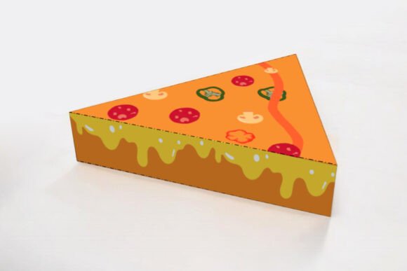 Pizza Favor 3D SVG: Crafting Unique Gift Boxes