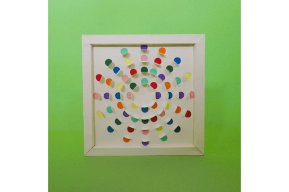 Wall Art Gift Box: 3D SVG Ornaments for Editorial Design